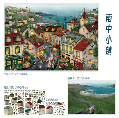 20.0 A rain-kissed town