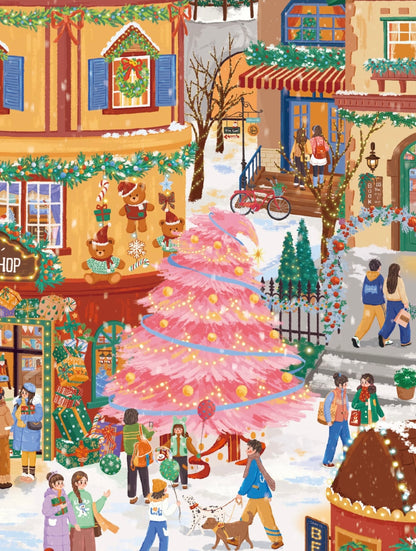 12.0 Christmas Eve Snow 3D Scene Sticker
