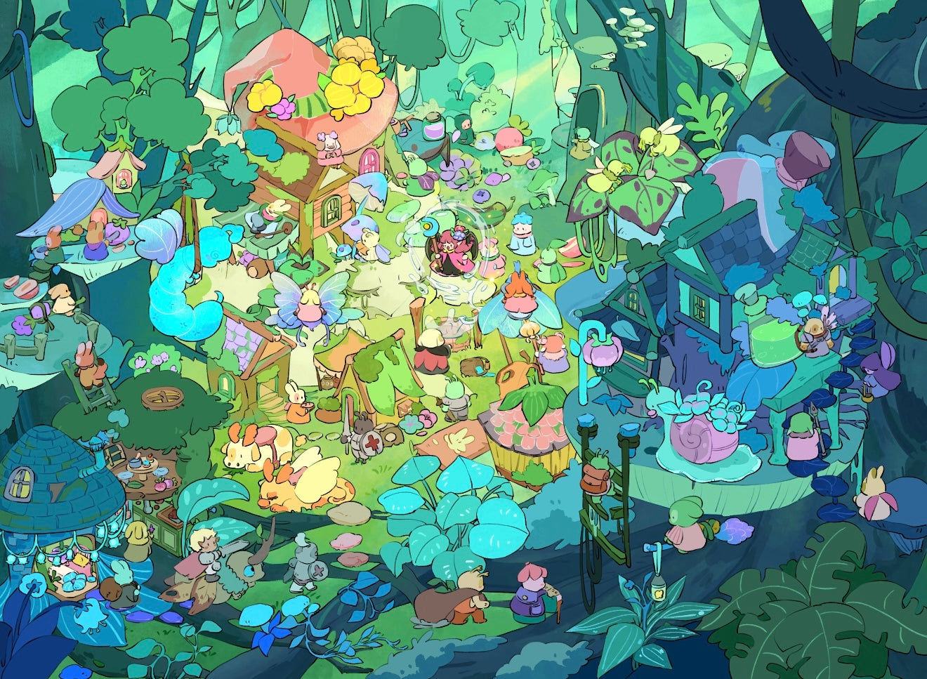 17.0 Sprite Series - Enchanted Grove 3D landscape sticker