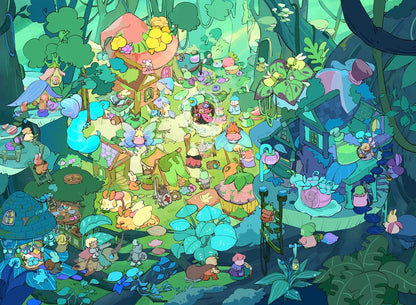 17.0 Sprite Series - Enchanted Grove 3D landscape sticker