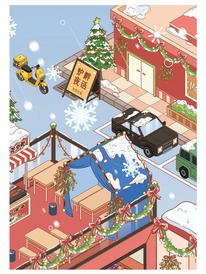 6.0 A Little Corner of Christmas - 3D Scene Sticker