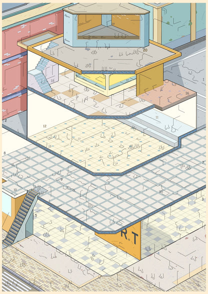 5.0 Inside the MegaMart 3D Landscape Sticker