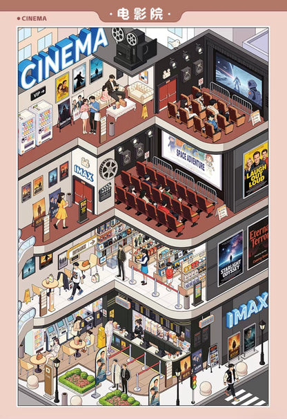 Sinmo V2.0 Shops Scene Collection Book - 5 Shop Scenes in one book