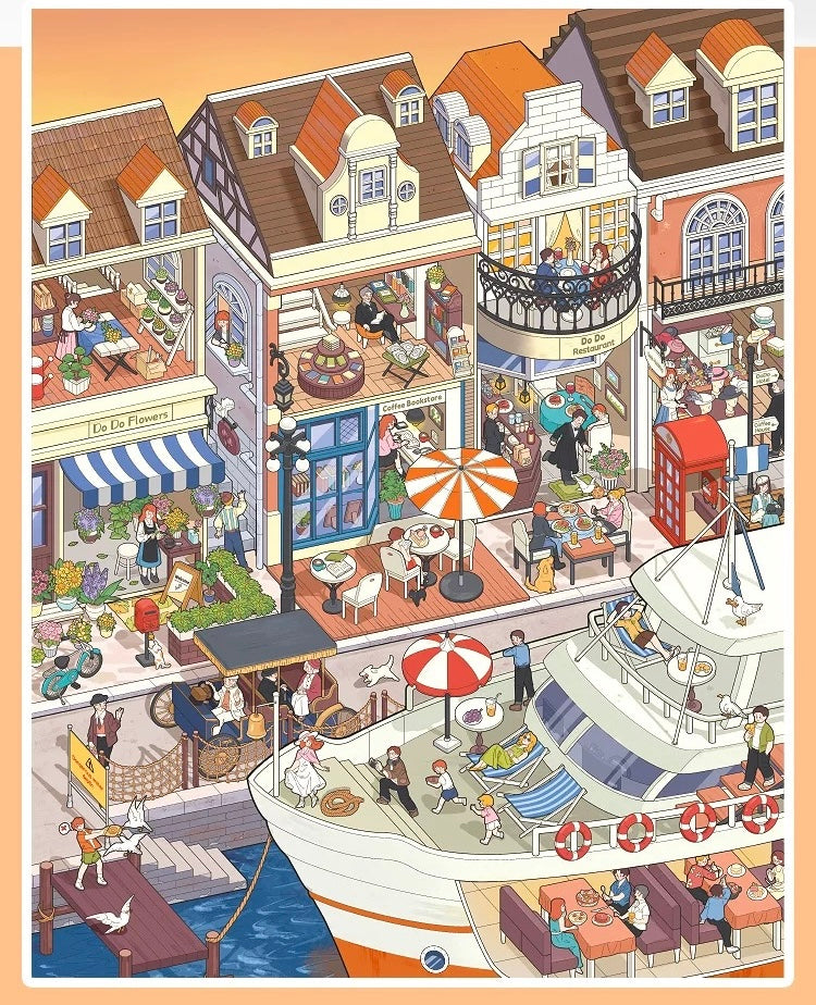 Telado V10.0 Vacation Scene Collection Book - 7 apartment scenes in one book