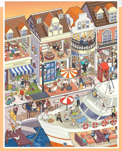 Telado V10.0 Vacation Scene Collection Book - 7 apartment scenes in one book