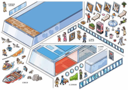 2.0 Voyage No. 1 3D stacking Scene Stickers| miniature