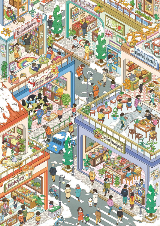 20.0 Snow Stops Moment 3D Landscape Sticker