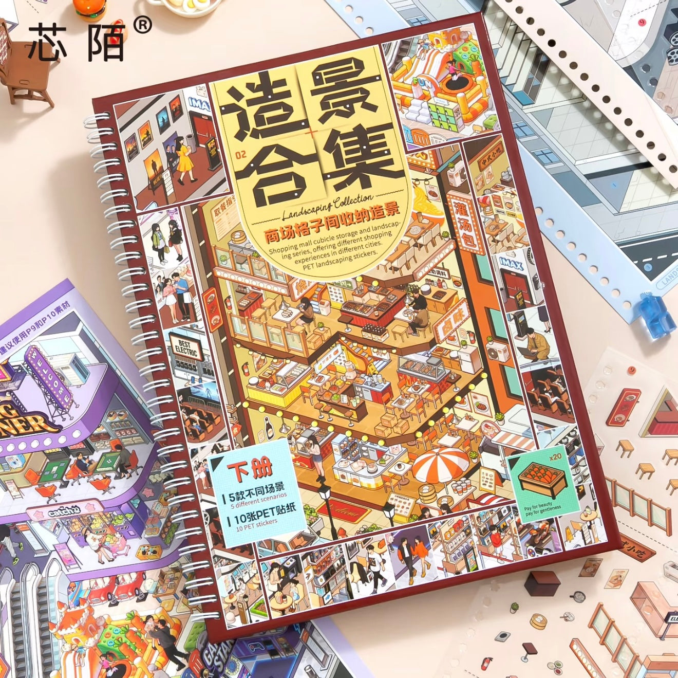 Sinmo V2.0 Shops Scene Collection Book - 5 Shop Scenes in one book