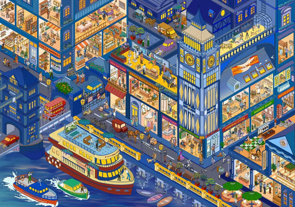 3.0 Tower Bridge at Night A3 Size