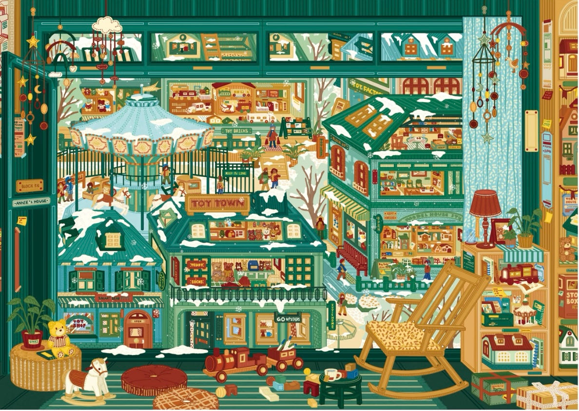 24.0 Snowlight Paradise 3D Scene Sticker