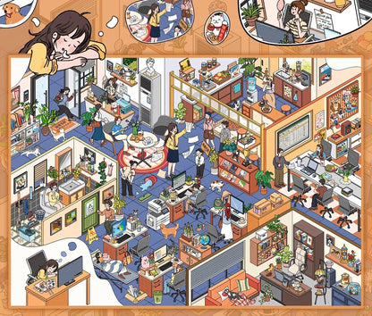 2.0 I Work, But I Also Live. 3D Scene Sticker