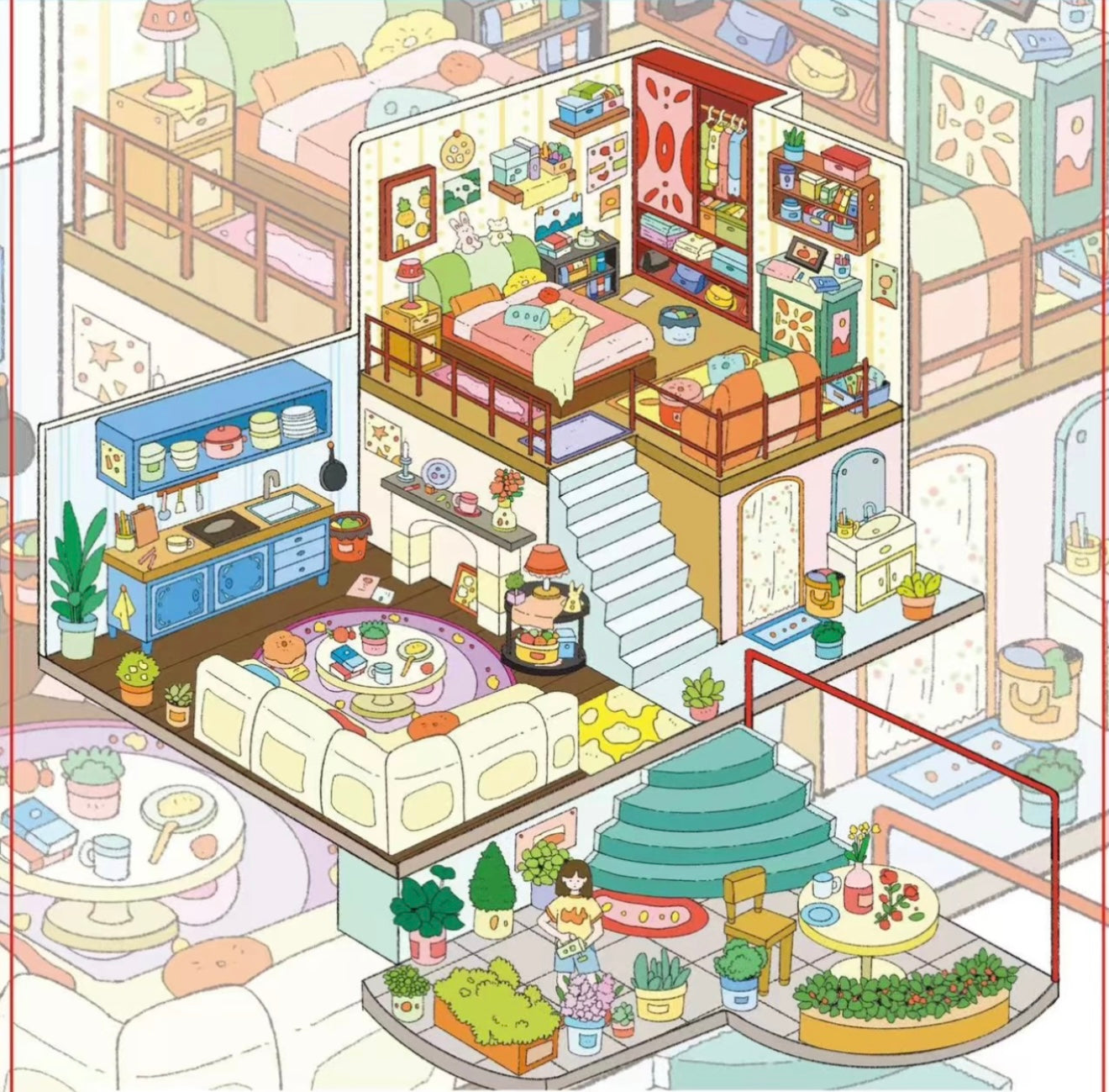 3.0 Homebody Joy 3D landscape scene