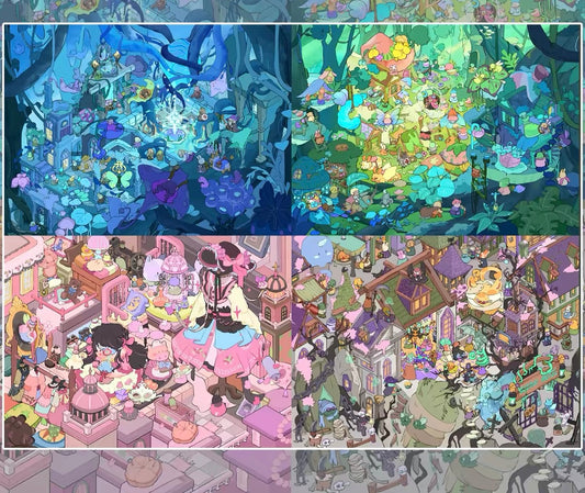 17.0 all in 4 scenes - Dress up Play & Sprite Inn& Whispering Thicket & Enchanted Grove