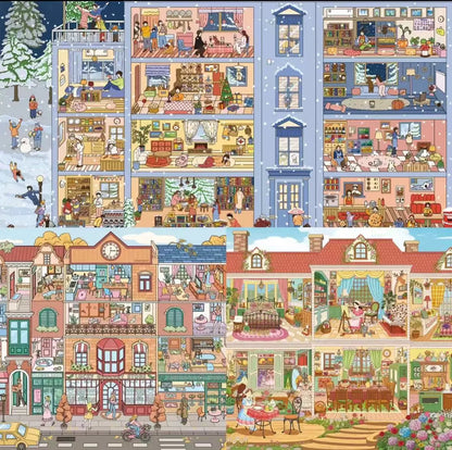 5.0 all in 3 scenes - The First Snowy Day & Nordic Autumn & Afternoon Fairy House