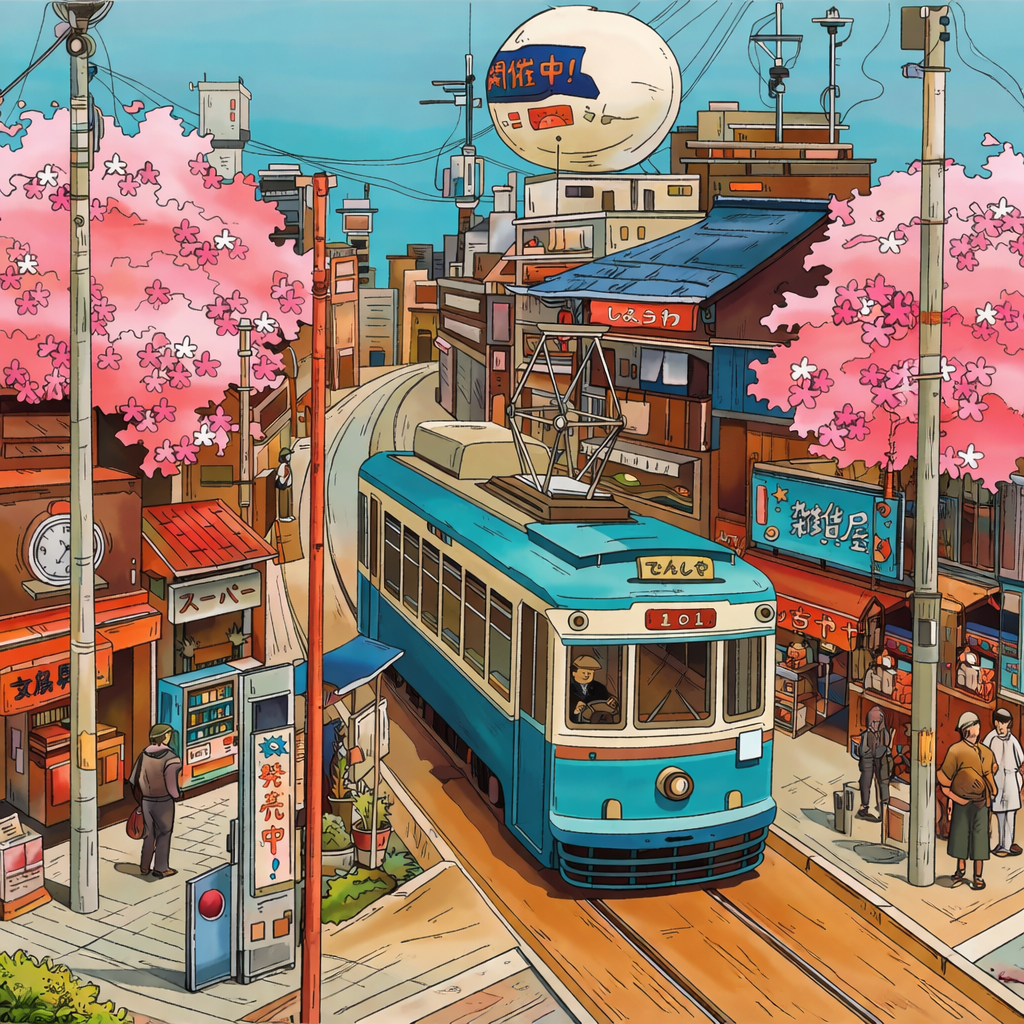 4.0 Sakura Town Tales - 3D Scene Sticker