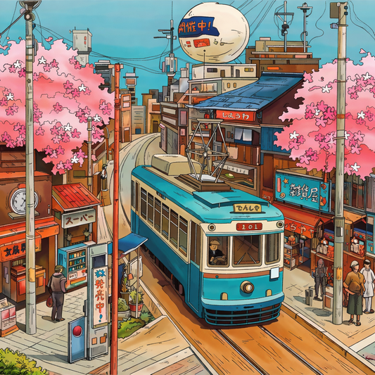 4.0 Sakura Town Tales - 3D Scene Sticker