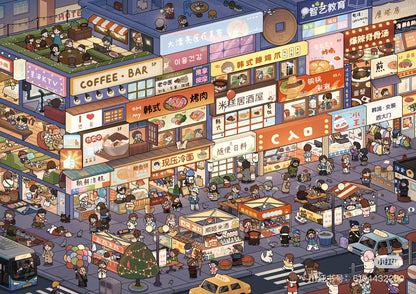 2.0 Seoul Vibe District 3D stacking Scene Stickers| miniature