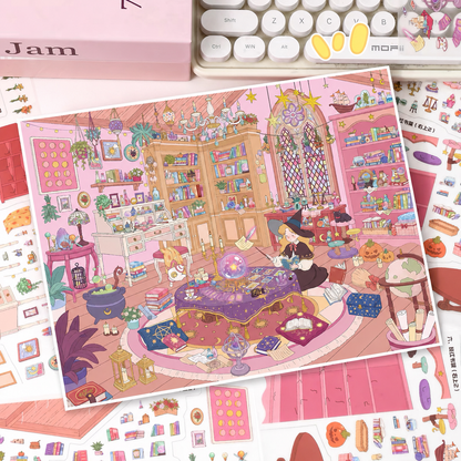 148.0 Tarot Reading Studio 3D Landscape Sticker