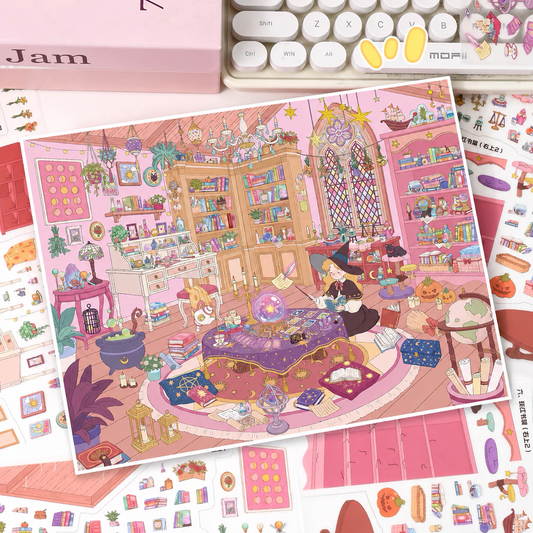 148.0 Tarot Reading Studio 3D Landscape Sticker