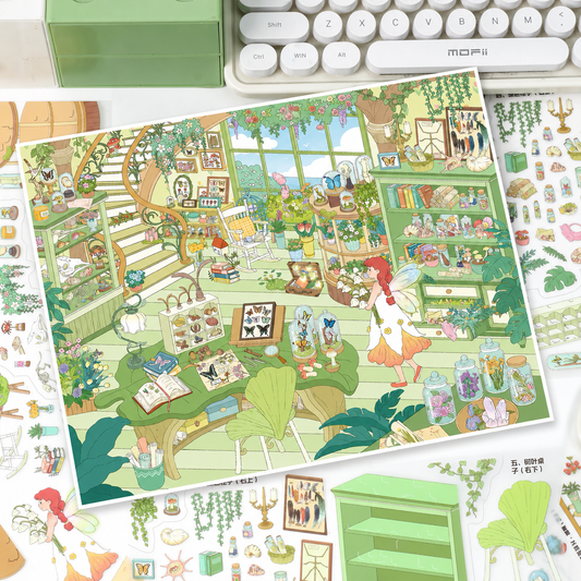 148.0 Specimen Workshop 3D Landscape Sticker
