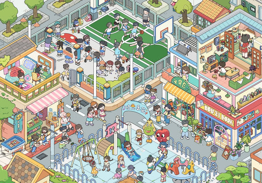 20.0 Childhood 3D Landscape Sticker
