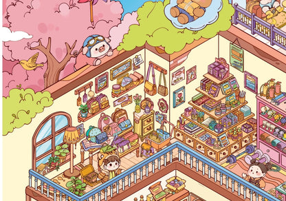 4.0 Cloud Handcraft Studio 3D Scene Stickers