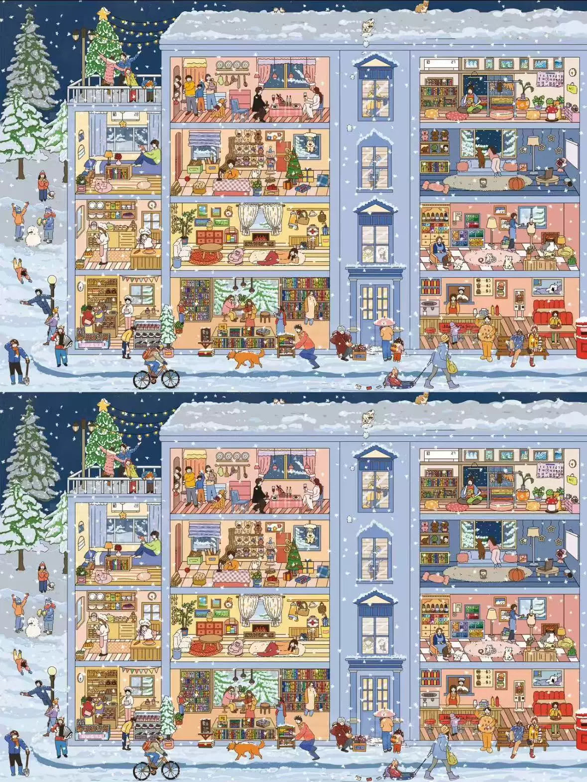 5.0 all in 3 scenes - The First Snowy Day & Nordic Autumn & Afternoon Fairy House